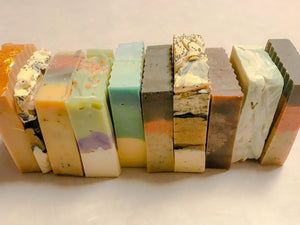 Goat milk soap scented and made from Nigerian dwarf goat milk 