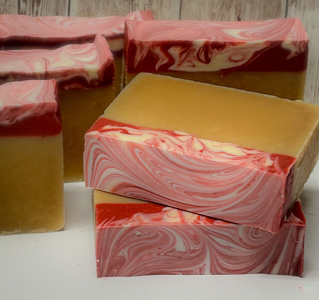 Peppermint Swirl Goat Milk Soap